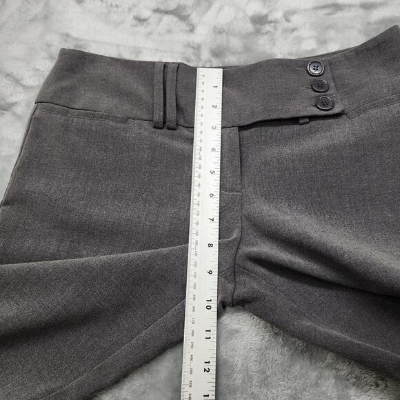 Vintage Star City Pants Womens 5 Juniors Gray Mid Rise Flare Leg Stretch Office - Picture 8 of 11